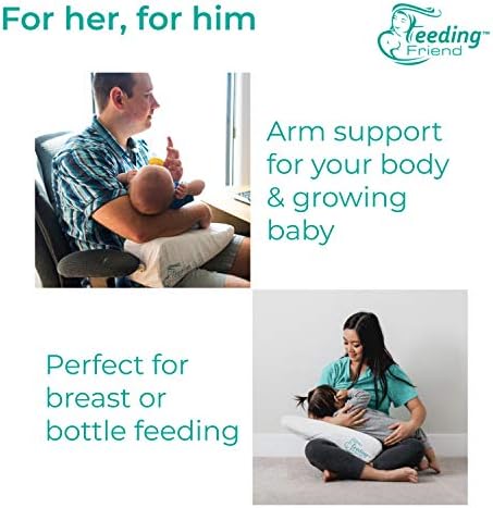 Feeding Friend - Надуваема възглавница за кърмене на дете, за кърмене и хранене от шише - Поставка за ръцете във всяко