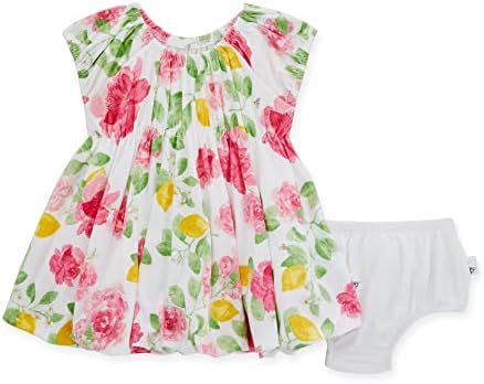 Бебешка рокля на бърт Bees за малки момичета, за бебета и деца, с къс и дълъг ръкав от органичен памук
