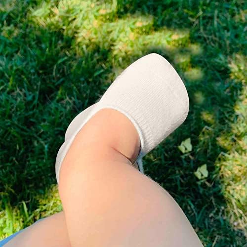 Чорапи bistyle Baby No Show, 6 чифта |Чорапи За Новородени Деца, Противоаллергенный Памук |Чорапи До Глезена С Дълбоко