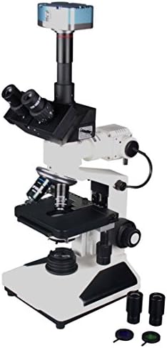Радикалният 2000x Професионален Тринокулярный желязо и Стомана Микроскоп с Долната Подсветка 5-Мегапикселова камера