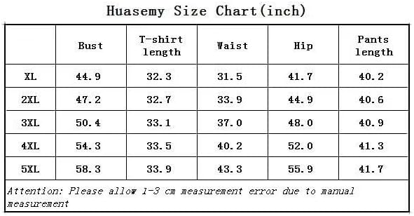 Дамски Дрехи Huasemy Размера на Плюс от 2 теми, Обикновена Блузи с дълъг ръкав, Прилепнали Панталони, Всекидневни Костюм,