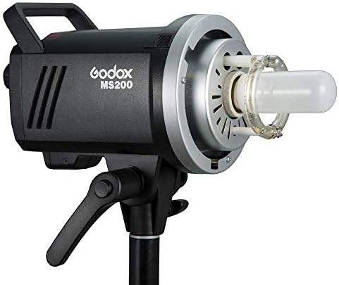 Студийная светкавица Godox MS200 200WS 2.4 G Wireless X System, цветна температура 5600 ± 200 До, време за повторно