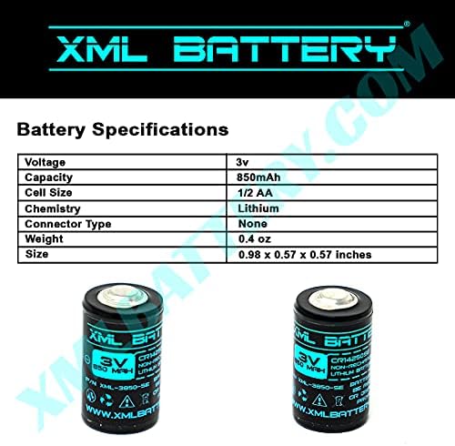 (1 опаковка) XML Батерия CR14250SE 1/2 AA 3V 850mAh АД FDK Sanyo CR 1/2 AA CR1/2AA 6127 1755-ПРИЛЕП