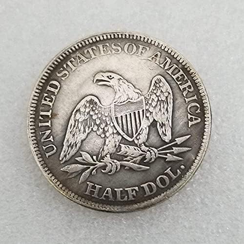 1850 Антични Безплатна Старата Реплика на Монетата на Американската Айде Стара Монета, без да се прибягва Скитащи Никел Американска