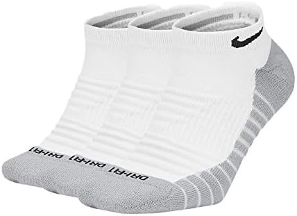 Спортни чорапи Найки всеки ден Max с мека подплата, Без да се показва, 3 чифта