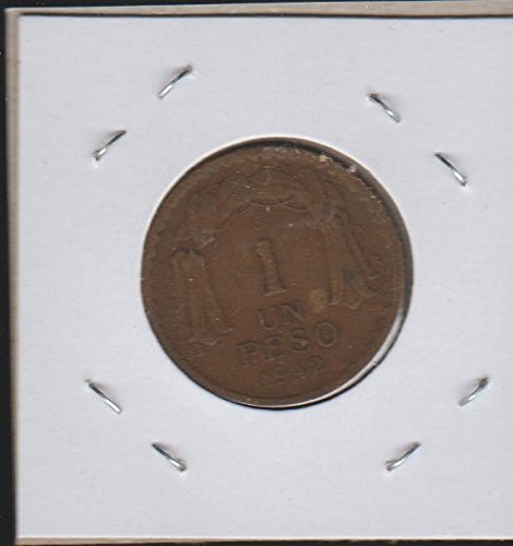 1942 CL Брониран бюст на генерал Бернардо о ' Хигинс на Правото на избор за 1 долар Малки детайли