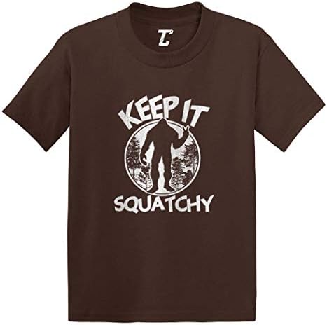 Keep It Squatchy - Тениска от Futon Джърси Снежен човек за бебета / малки Деца