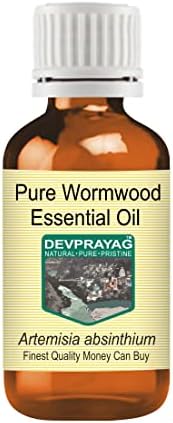 Devprayag Чисто Етерично масло от пелин (Artemisia Absinthium) Парна дестилация 1250 мл (42 грама)