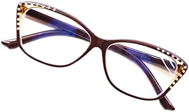 Очила за четене GENETIC VISION със Синя Светлина, 2 опаковки, Кристали, Компютърни Ридеры, Очила с защита от uv 3.0
