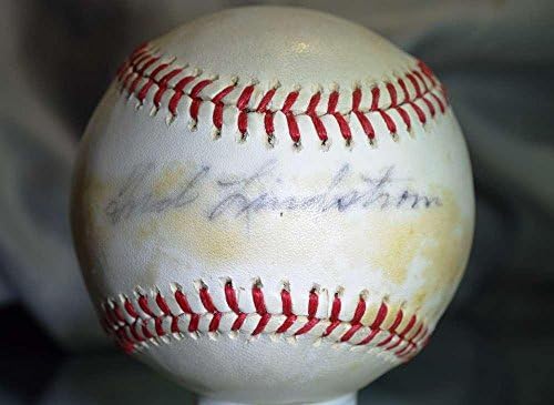 Фреди Линдстрьом Jsa Фини Националната лига Автограф Бейзбол Автентични Бейзболни Топки С Автографи