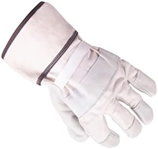 Работни ръкавици Vcndisu, мъжки тежкотоварни кожени ръкавици с отрязани, мъжки, работни ръкавици, кожени работни ръкавици