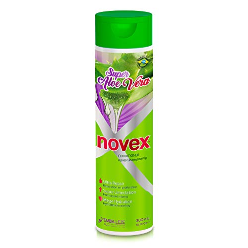 NOVEX Super Aloe Vera Conditioner - С органично алое Вера - веганская формула за изключителна мекота и възстановяване на
