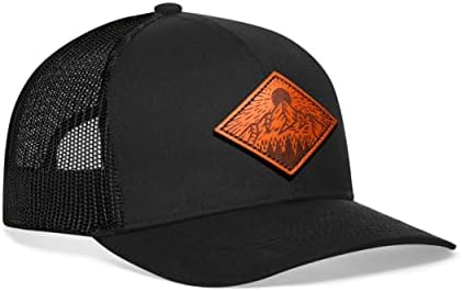 HAKA Diamond Mountains & Trees Hat – Шапка на шофьор на камион за мъже и Жени, Регулируем Бейзболна Шапка,