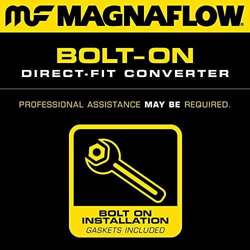 MagnaFlow 458028 Голям Каталитичен конвертор директен монтаж от неръждаема стомана CA Legal
