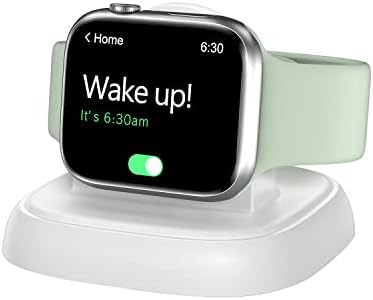 Безжична магнитна Поставка за зарядното устройство NEWDERY за Apple Watch 7 SE 6 5 4 3 2 1 Черен, Бял