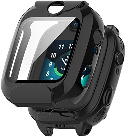 Защитен калъф за вашия КОМПЮТЪР с пълно покритие AWADUO Smartwatch с предпазно фолио от закалено стъкло, съвместим с Xplora