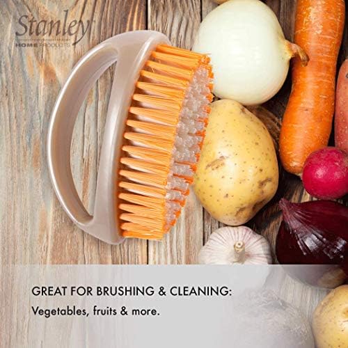 Stanley Стоки за дома Супер Scrubby Scrub Brush - Универсална Почистваща Скрубер с петлевой дръжка За почистване на Зеленчуци,