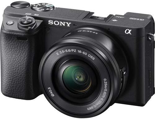 Беззеркальная цифров фотоапарат Sony Alpha a6400 с комплект обективи 16-50 мм (обновена)