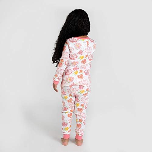 Пижами бърт Bees Бебе за малки момичета, Тениска и панталони, пижамный комплект от 2 теми, от органичен памук