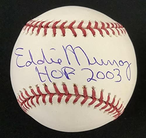 Еди Мъри Подписа бейзболни топки Selig Orioles Autograph HOF 2003 Надпис JSA - Бейзболни топки с автографи