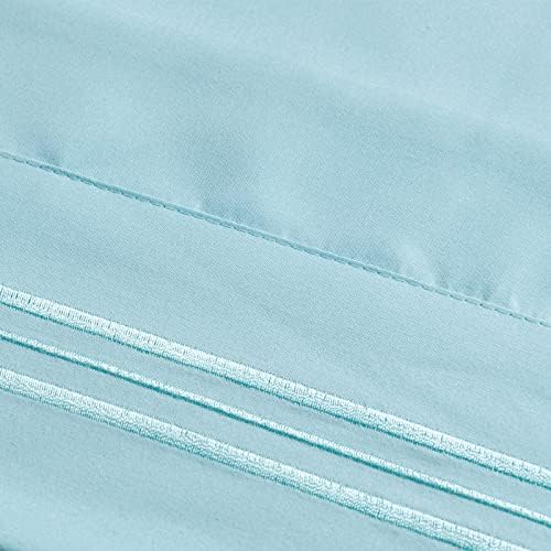 Калъфки Pothuiny от микрофибър - Супер Меки калъфки за възглавници с цвят на морска вълна, 20 x 30 - Комплект