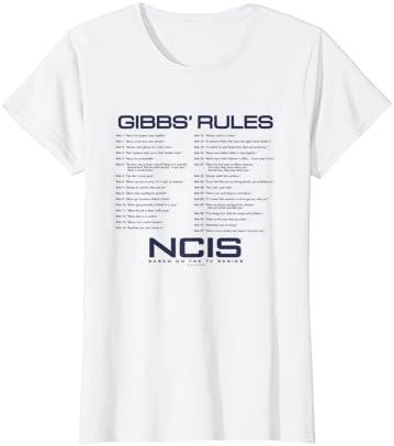 Тениска с правилата на морската полиция Гибс