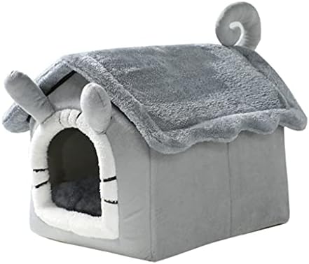 FRIENDLYSS Моющийся Котешки Къща Уютно легло за домашни любимци Зимата на Топло Пещерное Гнездо Плюшено Кученце Двойно легло