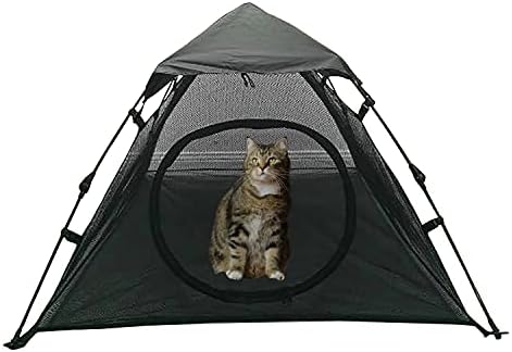HI SUYI Преносими Големи Изскачащи Палатки за домашни котки, Клетки за вътрешния двор, за котки, Кученца, Зайци и Дребни