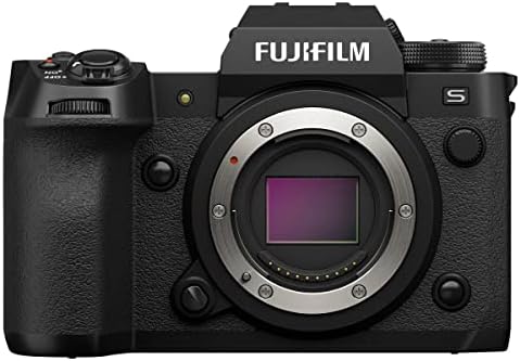 Корпус беззеркальной цифров фотоапарат Fujifilm X-H2S с Вертикална пистолета дръжка