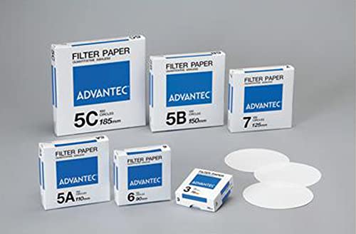 Качествена Беззольная Филтърна хартия Advantec MFS N0712.5CM, № 7, с дебелина 0,18 мм и дължина 125 мм, алфа-памучен
