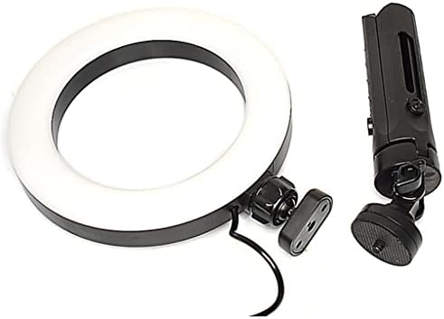 LMMDDP 6 Инча Мини Димиране Студен Топъл LED Студиен Околовръстен Лампа За Камерата и Снимки Телефон и Видео