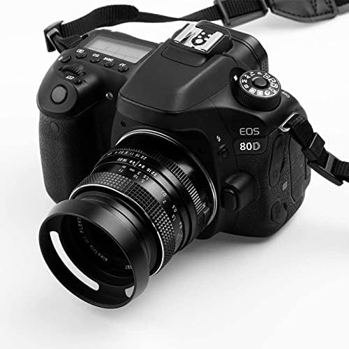 Аксесоари за камери LUOKANG 49 мм Окачена Метална сенник за обектив обектив за Leica (Черен)