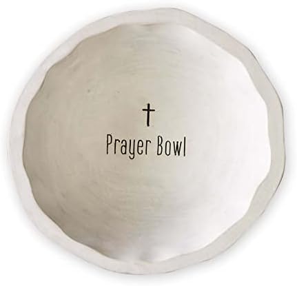 Молитва Купа Transpac Cross Бяла Дървена Купа 10 x 10 С Набор от Символични Карти