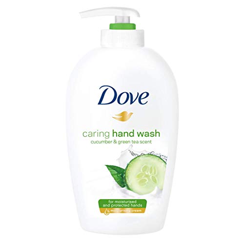 Dove Течно Ухаживающее средство за измиване на ръцете с аромат на краставица и зелен чай, Dove за мъже - 8,45 Грам за измиване