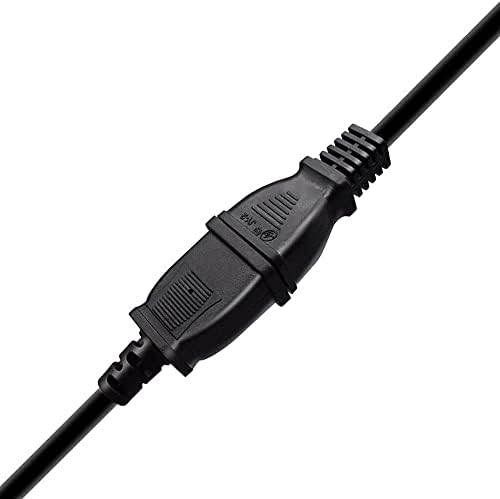 Удължителен кабел за захранване Toptekits (1,6 метра / 0,5 m) от NEMA1-15П до 1-15R, удължителен кабел за захранване