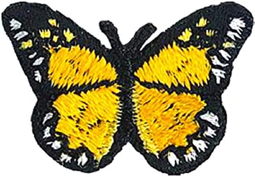 Пеперудите Монарх - Мини-нашивка - Шият желязо, Оригинално вышитое произведения на изкуството - Нашивка - 0,75 x 1,13