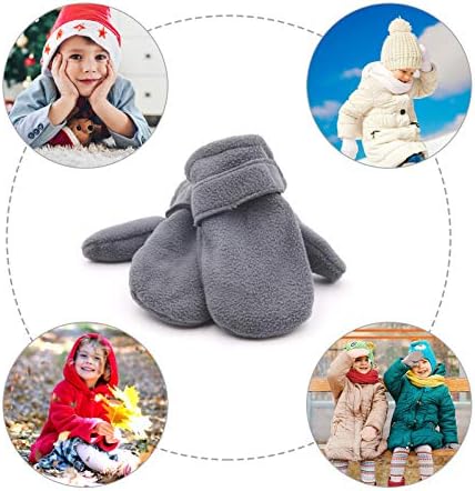 Зимни ръкавици за деца на руното лигавицата, Удобни и Топли Ръкавици за малки Момчета и Момичета, На Открито