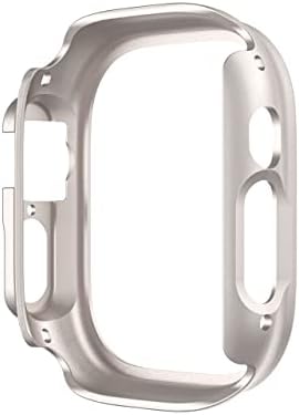 Съвместим с Apple Watch Ultra 49 мм Твърд калъф за PC, устойчиви на удар, устойчив на удари Защитен Кръговото край, Защитен