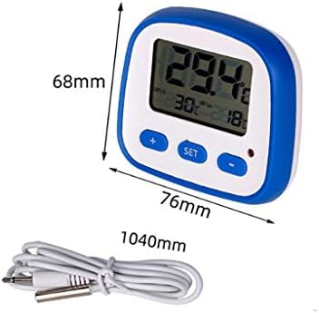 XJJZS Домакински Термометър Аларма за Хладилник, Термометър за Напомняне за Висока и ниска температура