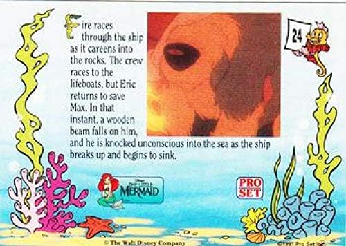 1991 Професионален набор от The Little Mermaid Неспортивный 24 Огнени състезанието на кораба, когато той