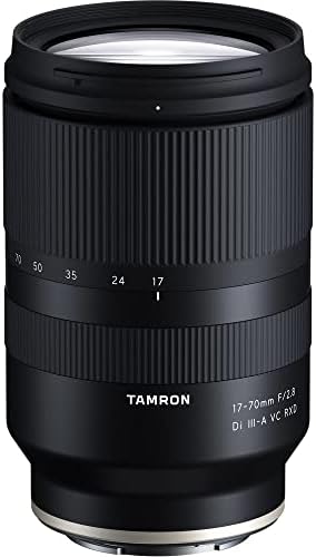 Обектив Tamron 17-70 мм f/2.8 Di III-A VC RXD за Sony E - 7PC Набор от аксесоари включва: Бленду-лале, UV филтър, дръжка