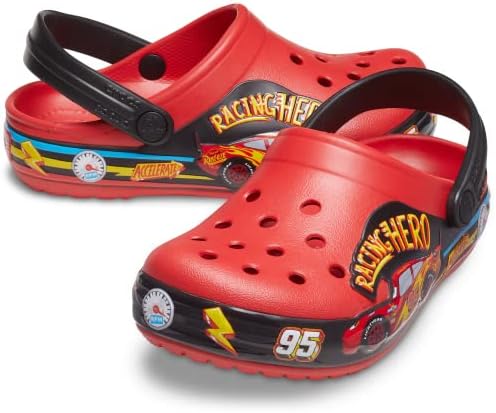 Crocs Унисекс-Детски обувки Disney Cars, Която блокира |светва