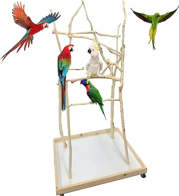Поставка за папагали ExoticDad XS - Персонализиране на вашия курник Специално разработена Поставка за костур