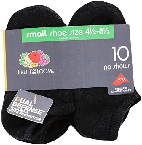 Комфортни чорапи с двойна защита Fruit of the Стан за момчета, 10 чифта в опаковка