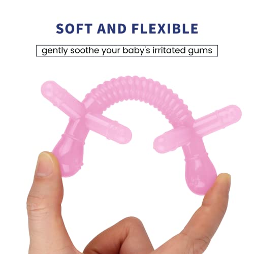 Kalovin Силиконови Детски играчки за никнене на млечни зъби, Допир играчка за Бебета - Чудесен подарък за малките