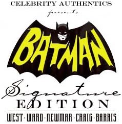Класически снимка на сцената на Батман от 1966 г., с автограф Ивон Крейг Batgirl 8x10