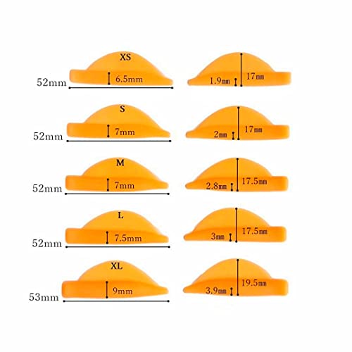 Накладки за стягане на миглите Flex C Бесклеевые накладки за стягане на миглите 5 Размери Защитни ролки за