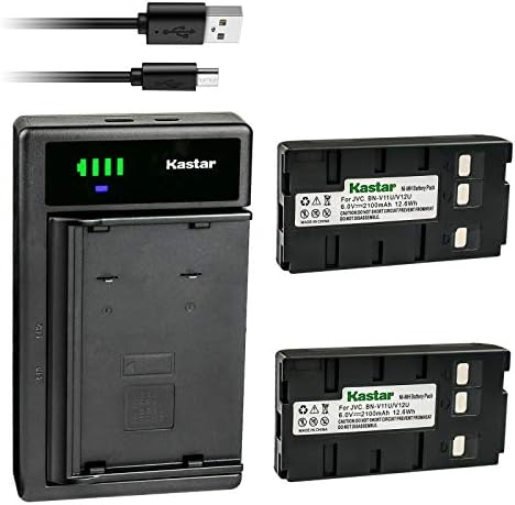 Kastar Smart USB Зарядно устройство за Смяна на за Panasonic PV-IQ504 PV-IQ505 PV-IQ525 PV-L352 PV-L353 PV-L354