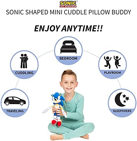 Детско Спално бельо Nina Sonic на Таралеж от аниме Twin /Пълно Одеало с две Чаршафите и възглавницата за Прегръдки,