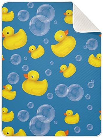 Пеленальное Одеяло, изработени от памук с гумена патица, за Бебета, Като Юрган, Леко Меко Пеленальное Одеало за детско